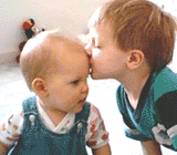 How did the custom of kissing start?