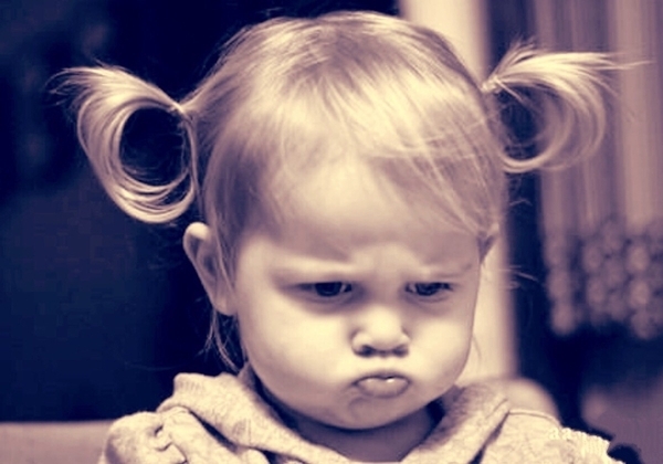 “寶寶不開心”英文咋說？