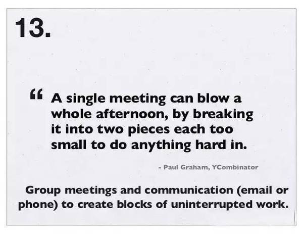 關(guān)于時間管理，扎克伯格用26張圖說清楚！