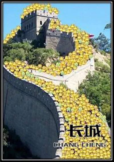 如何用英語表達國慶期間“人山人海”？