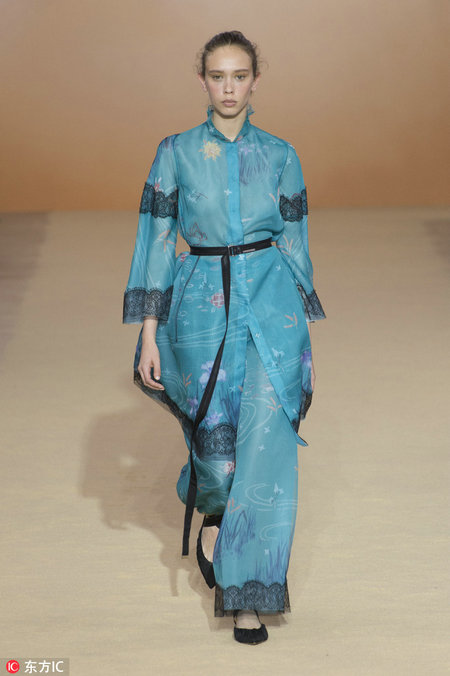 2018年時(shí)尚界刮起“中國風(fēng)”（組圖）