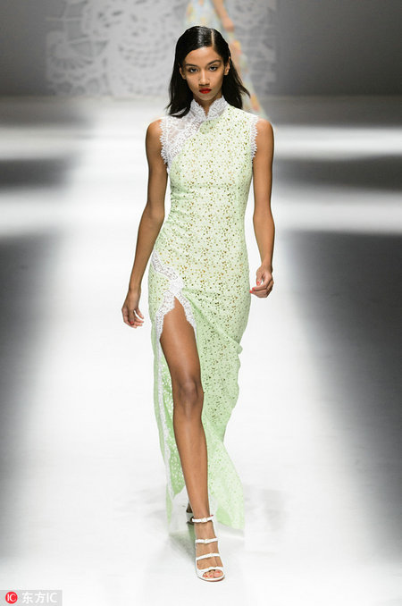 2018年時(shí)尚界刮起“中國風(fēng)”（組圖）